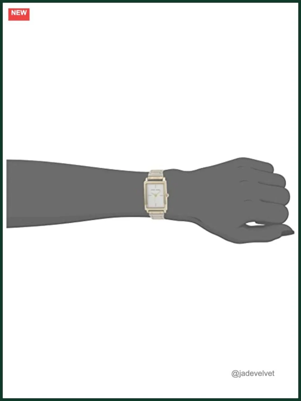 Anne Klein Bracelet Watch Japanese Quartz Crystal Dress Watch
